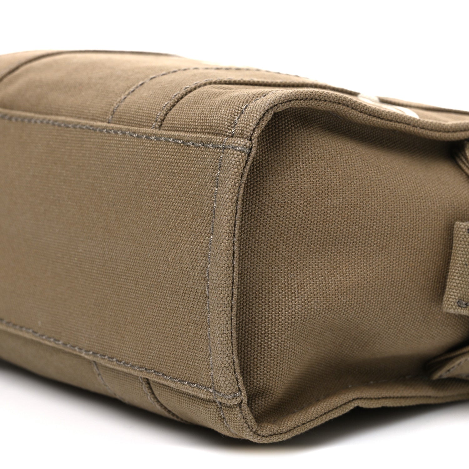 Cotton Canvas Small The Traveler Tote Bag Slate Green