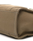 Cotton Canvas Small The Traveler Tote Bag Slate Green
