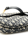 Oblique Saddle Bag Blue