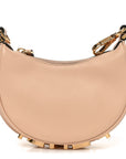 Vitello Grace Matte Nano FNDIgraphy Hobo Charm Light Rose