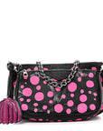 LV X YK Empreinte Multi Pochette Accessories Black Fuchsia