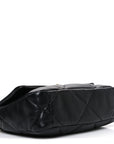 Lambskin Quilted Medium CHNL 19 Flap Black