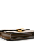 Box Calfskin Medium Classic Box Flap Bag Camel