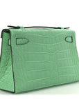 Matte Alligator Kelly Pochette Vert Comics