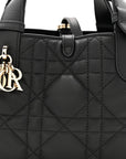Calfskin Macrocannage Small Toujours  Black