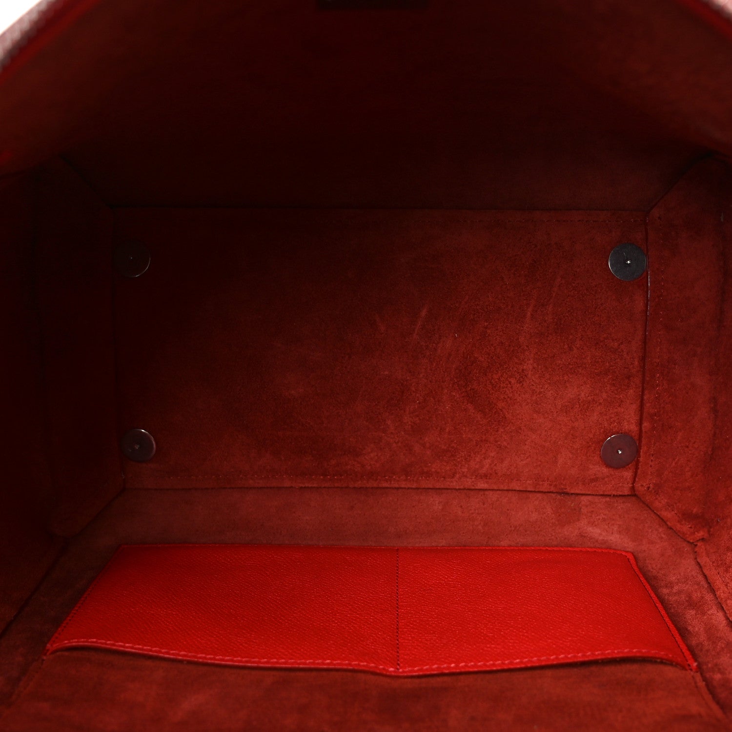 Grained Calfskin Mini Belt Bag Vermillion