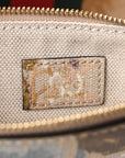 GG Supreme Monogram Water Flora Web Large Ophidia Tote Beige White Multicolor