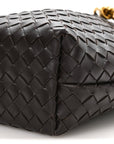 Nappa Intrecciato Small Andiamo Bucket Bag Fondant