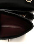 Lambskin Quilted Small Trendy CC Dual Handle Flap Bag Black
