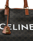Triomphe Canvas Large Voyage Duffle Tan