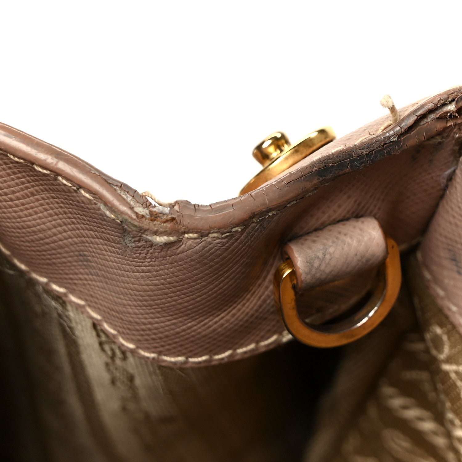 Saffiano Small Galleria Double Zip Tote Cammeo