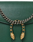 Calfskin Mini Dionysus Chain Wallet Emerald