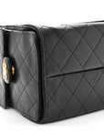 Caviar Quilted Small CHNL 25 Handbag Black