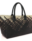 Nappa Intrecciato PVC Medium Cabat Black