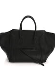 Grained Calfskin Medium Phantom Luggage Black