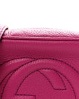 Cellarius Calfskin Small Soho Disco Bag Bright Bouganville