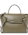 Smooth Calfskin Mini Belt Bag Light Khaki Cream