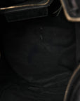 Chevre Gold Metallic Edge Hardware Velo Black