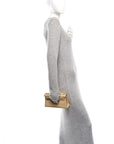 Ostrich Kelly Pochette Clutch Parchemin