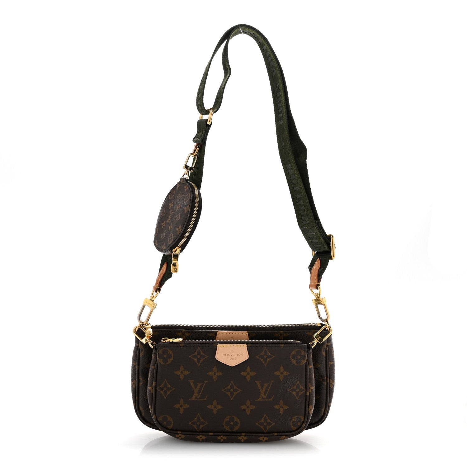 Monogram Multi Pochette Accessories Kaki