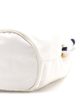 Re-Nylon Triangle Mariner Small Bucket Bag White Baltico