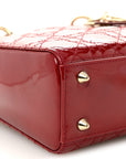 Patent Cannage Small Lady D1OR Cherry Red