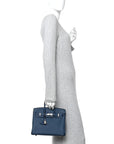 Togo Birkin 25 Bleu de Prusse