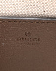 GG Supreme Monogram Textured Dollar Calfskin Mini Ophidia Chain Bag Beige Ebony