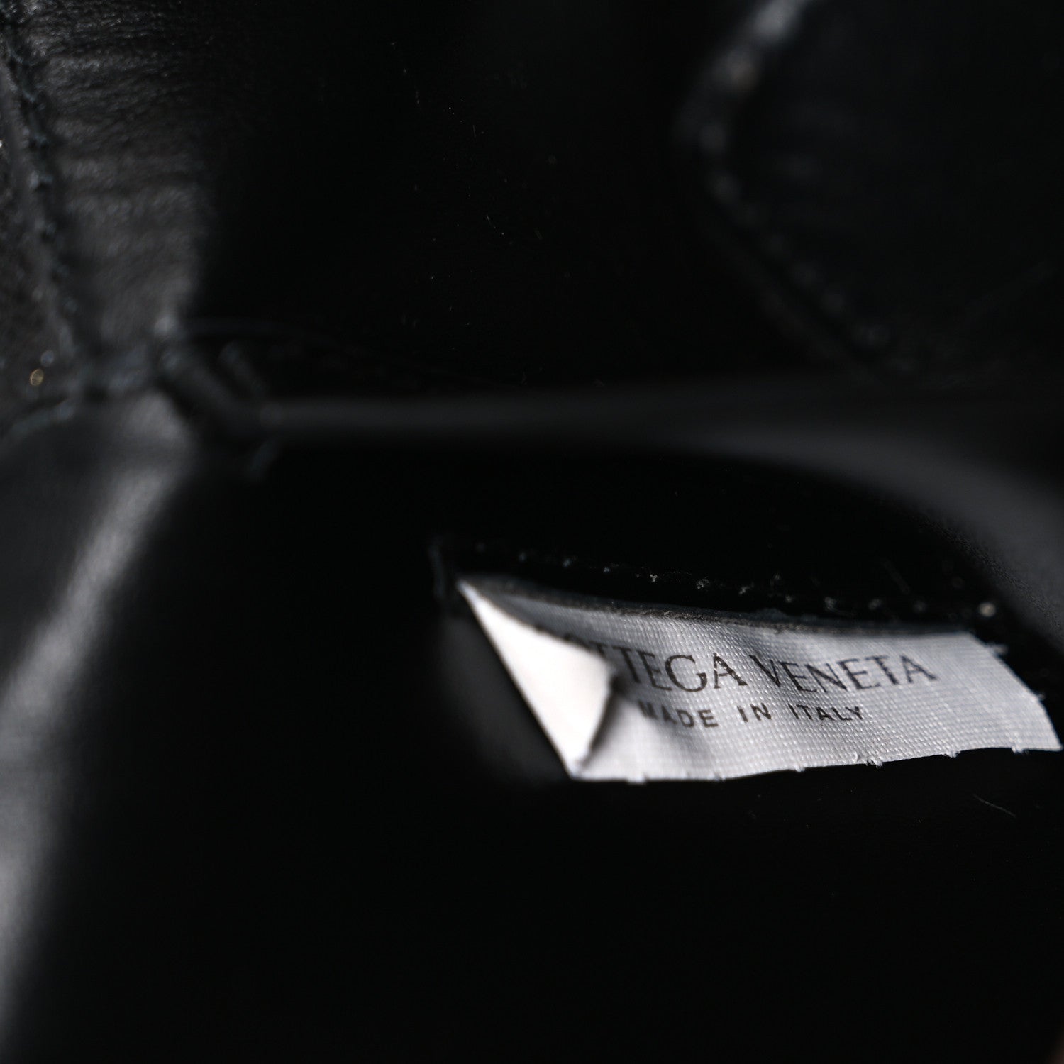 Calfskin Intrecciato Bang Bang Vanity Case Black