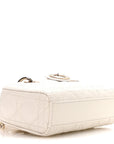 Lambskin Cannage Micro Lady D-Joy Latte