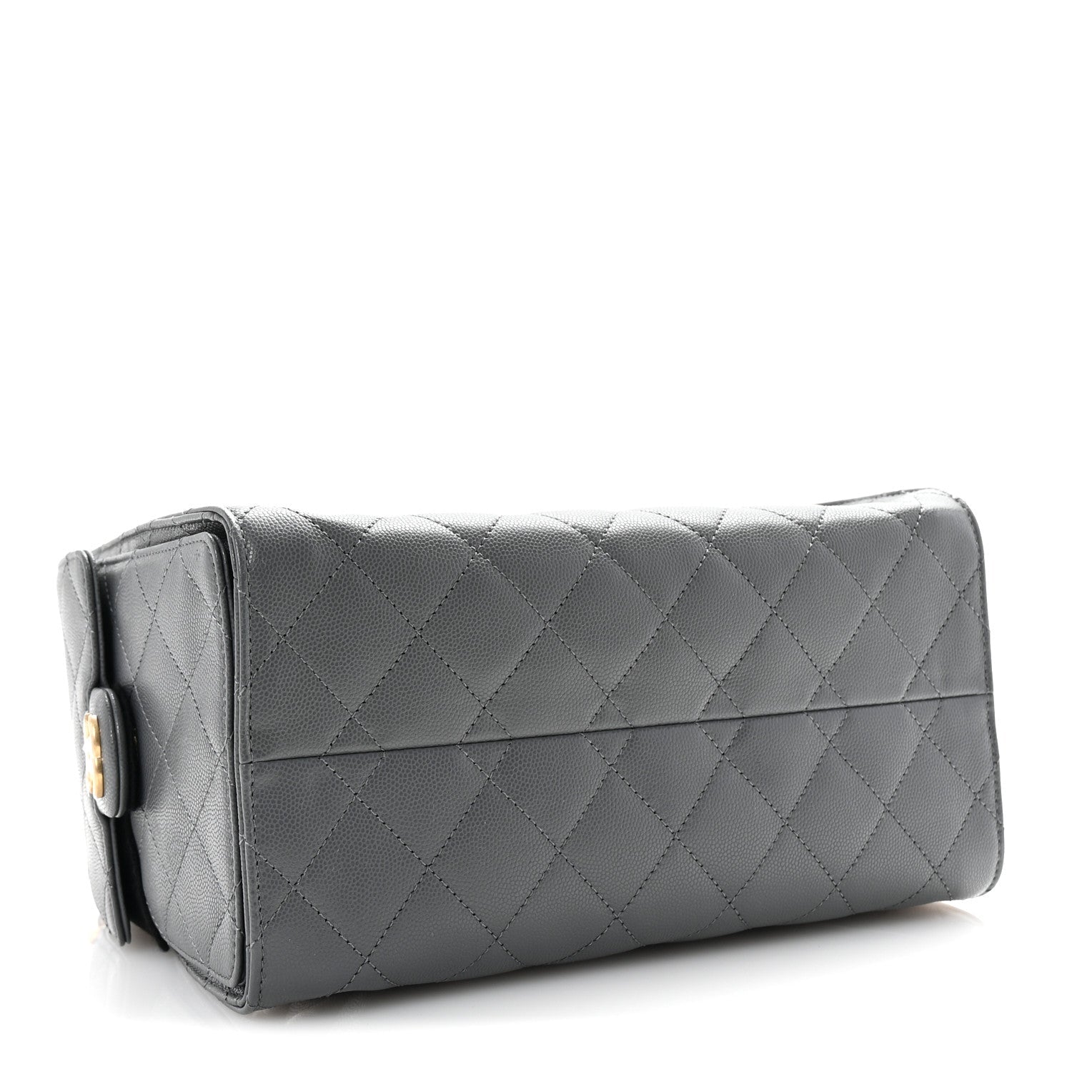 Caviar Quilted Small CHNL 25 Handbag Dark Grey