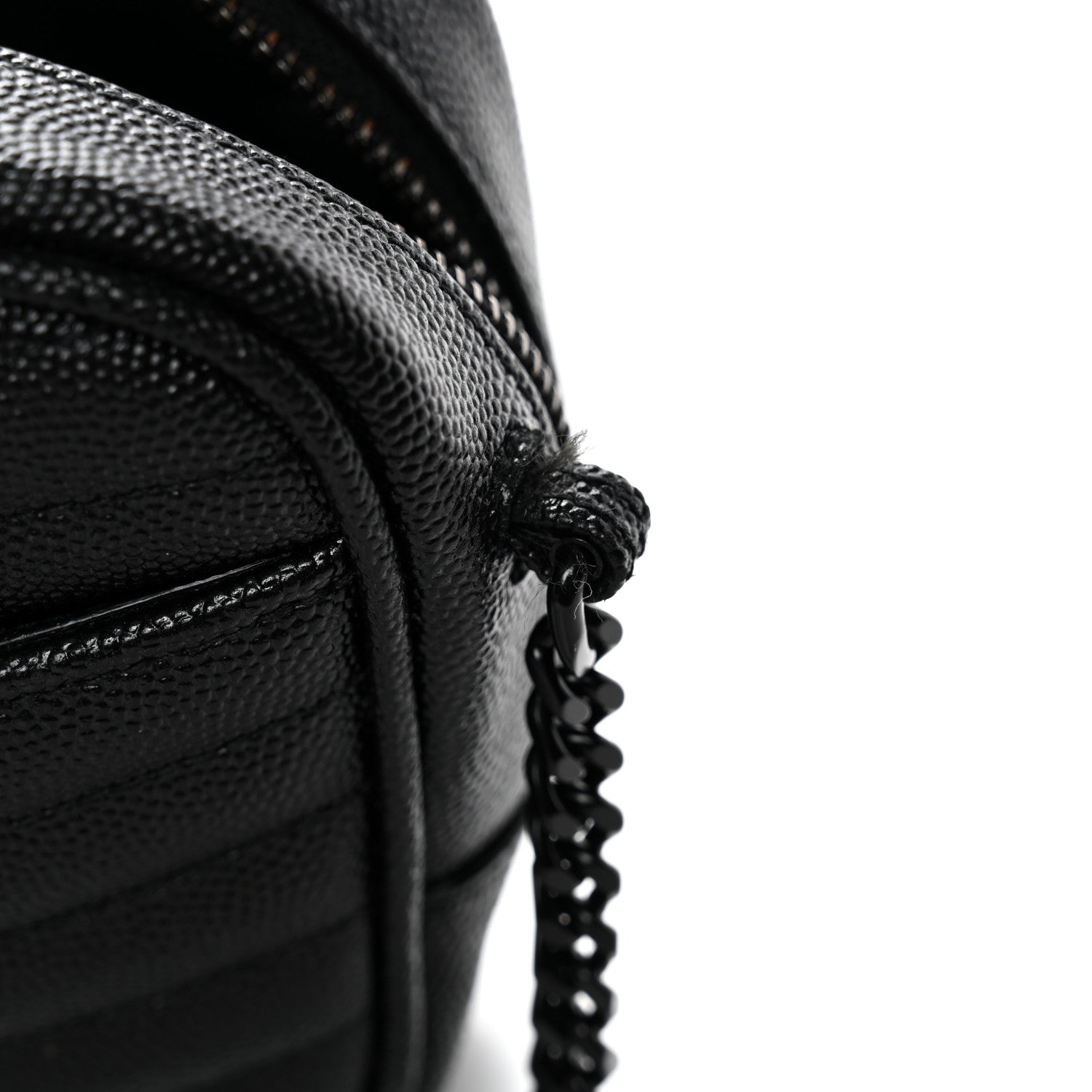 Grain De Poudre Matelasse Monochrome Monogram Mini Lou Camera Bag Black