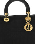 Nylon Cannage Large Lady D1OR Black