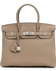 Togo Birkin 30 Gris Tourterelle