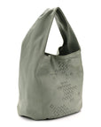 Nappa Woven Hobo Aloe