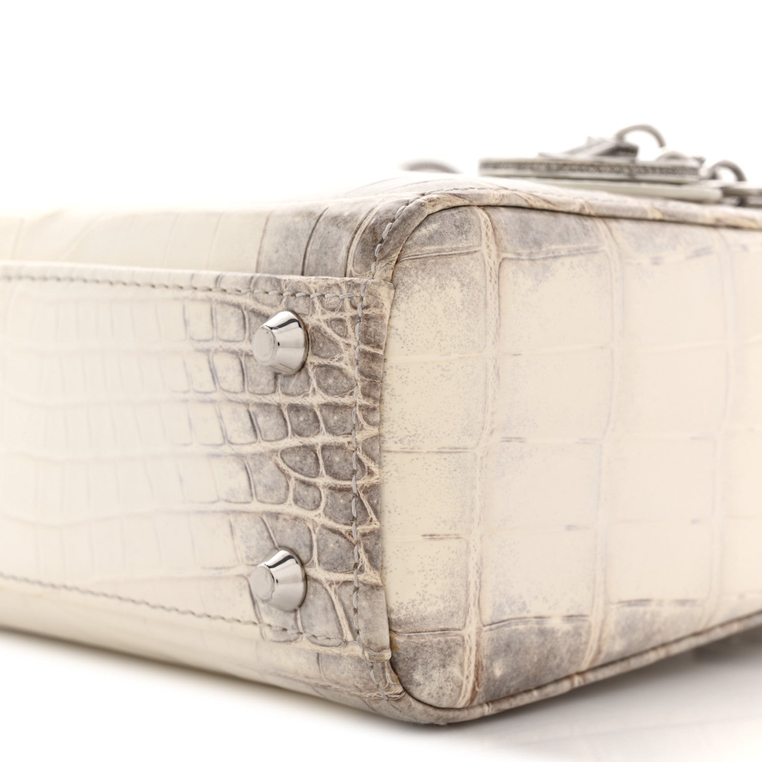 Niloticus Crocodile Himalaya Crystal Mini Lady D1OR White