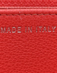 Grained Calfskin Quilted CC Box Wallet On Chain WOC Pink
