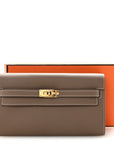 Evercolor Kelly Wallet To Go Etoupe