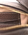 GG Supreme Monogram Web Mini Ophidia Double Zip Crossbody Bag Beige New Acero