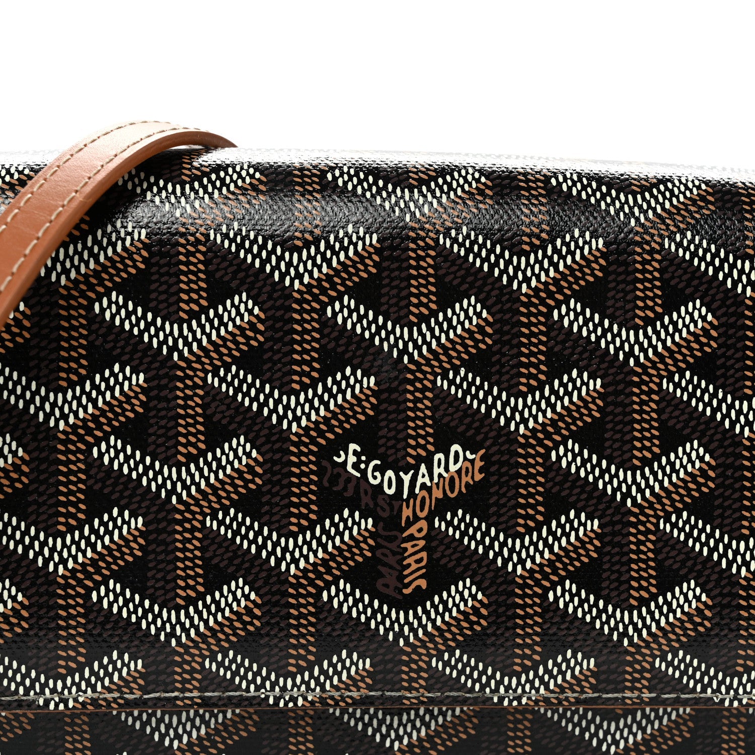 Goyardine Varenne Continental Wallet Black Gold