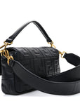 Nappa FF 1974 Embossed Baguette Black