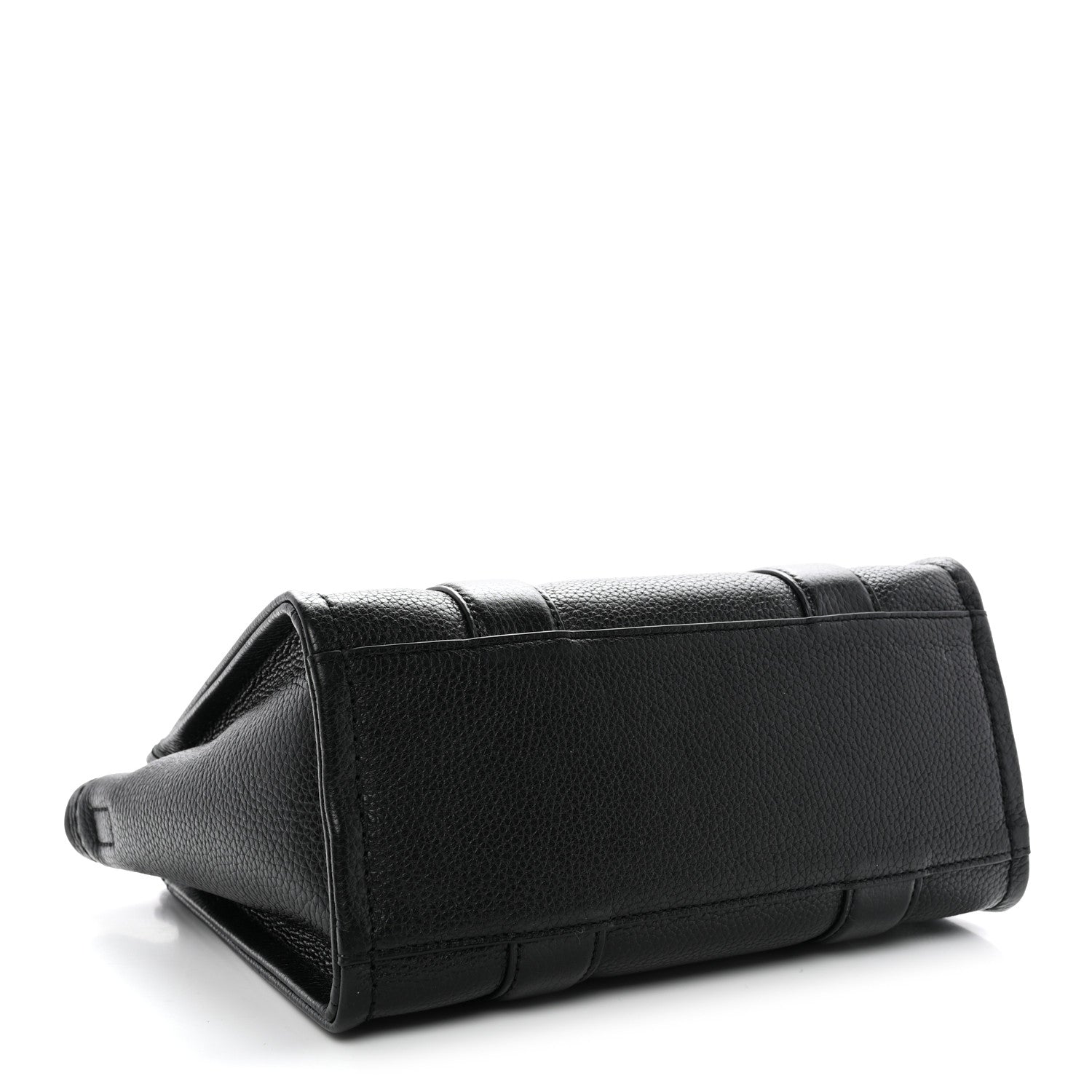 Grained Calfskin Small The Tote Bag Black