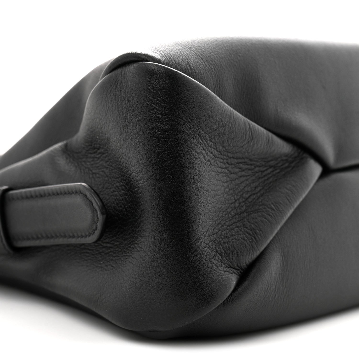 Soft Calfskin Medium Aimee Shoulder Bag Black