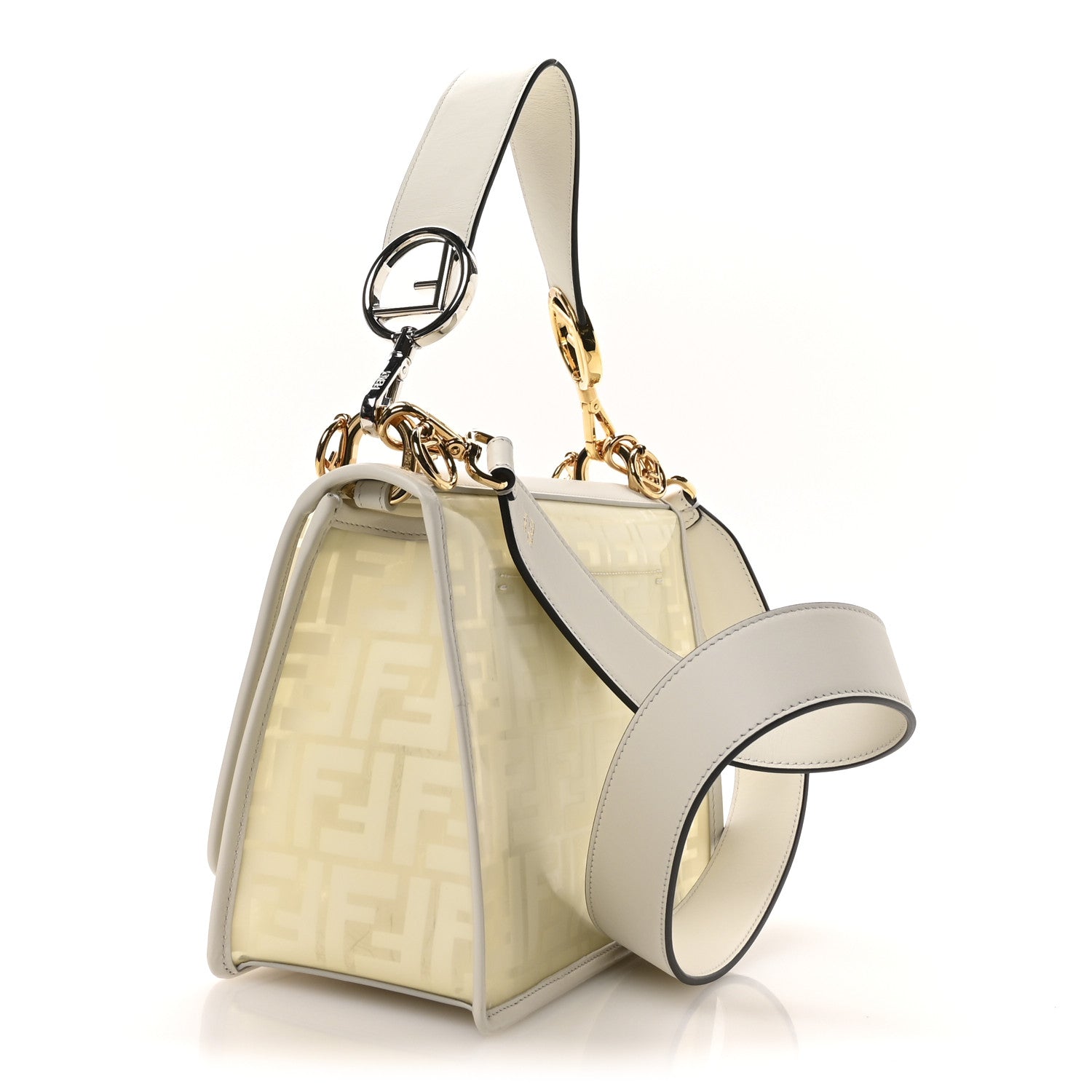 TPU FF Vitello Century F is FNDI Kan I Shoulder Bag White
