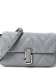 Calfskin Quilted The J Marc Shoulder Bag Wolf Grey