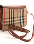 Calfskin House Check Hampshire Wallet On Chain Tan