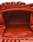 Smooth Butter Calf The Pouch Oversized Clutch Bordeaux