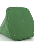 Taurillon Clemence Picotin Lock 26 GM Bamboo