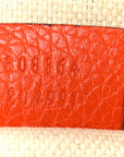 Pebbled Calfskin Small Soho Disco Bag Sun Orange