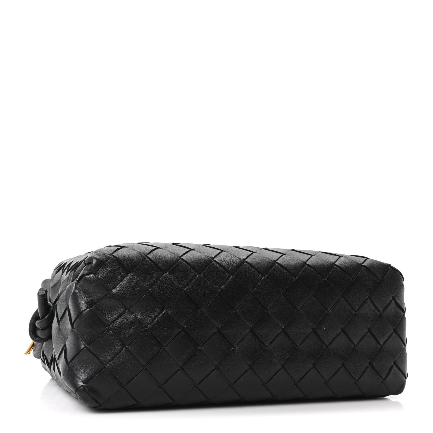 Nappa Intrecciato Small Loop Camera Bag Black